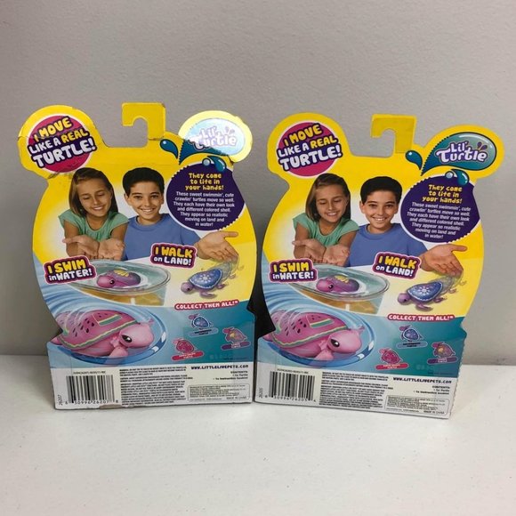 2 Little Live Pets Snowbreeze Piddy Drops Lil Turtle - Picture 2 of 10